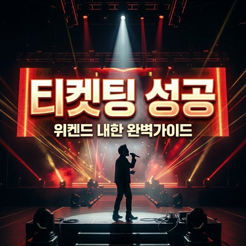 현대카드 슈퍼콘서트 28 위켄드 티켓팅 성공법과 고양종합운동장 좌석 꿀팁 총정리