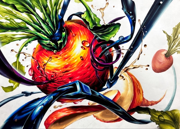 부산 수영구 기초디자인 예비반 연합평가 래디쉬와 <b>케이블타이</b>... 