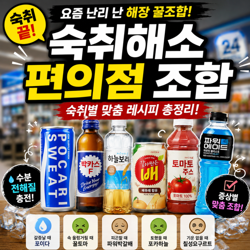 숙취해소 편의점 조합, 요즘 난리 난 해장 꿀조합