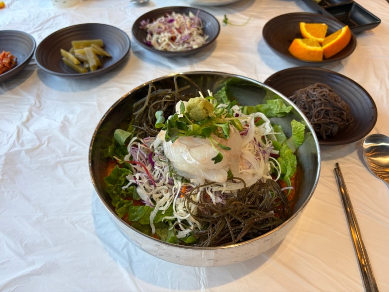 순천 오천동 신상 활어 물회 맛집 [오천그린수산]