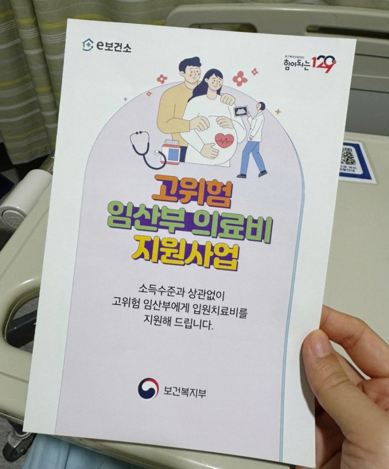 고위험산모 의료비 지원금 신청 후기, 지원받은 금액