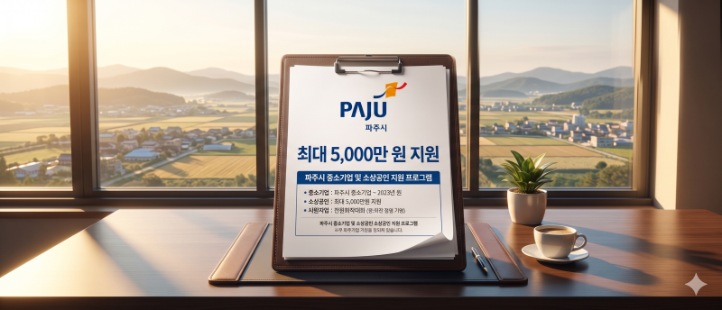 파주시 소상공인 특례보증 지원금 최대 5천만 원 (+ 이자 지원) 혜택 정리