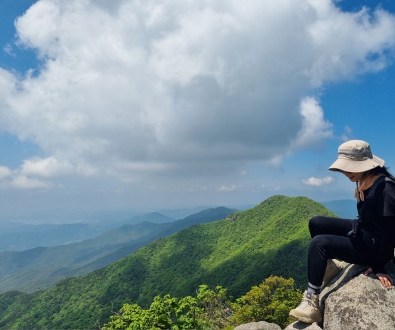 [100대 명산] 대구 팔공산 비로봉 최단코스 왕복1시간!! (팔공산 하늘정원 주차장)