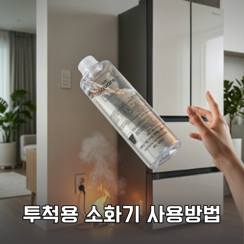 투척용 소화기 사용법, 우리 집 안전 지키기