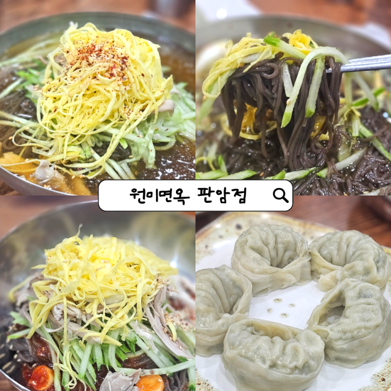 대전 판암동 나혼산 오상욱 선수 맛집 원미면옥 판암점