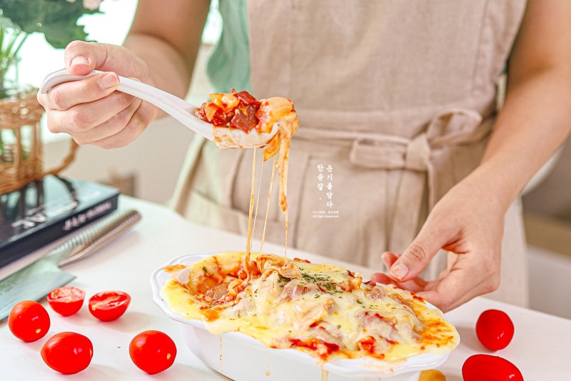 토마토퓨레 순두부 치즈그라탕 만들기 재료 파티음식 양배추볶음 레시피