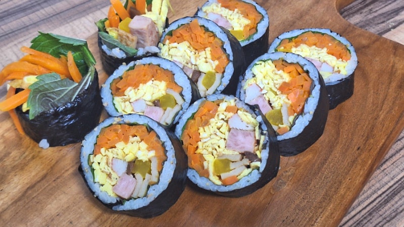 스팸김밥 맛있게 만드는 법 | 다시마밥과 배합초 비율까지 공개
