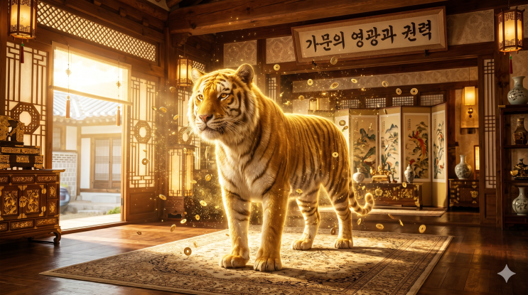  호랑이 꿈 해몽, 황금빛 호랑이가 나를 덮쳐 품에 안겼다면 오늘 당장 로또방으로 뛰어가십시오 (초대형 횡재수)