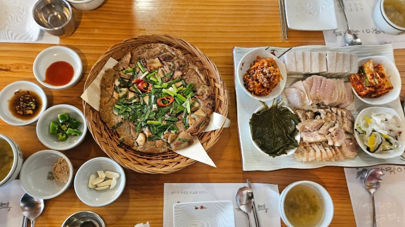 화순 도곡 맛집 달맞이흑두부 달맞이 정식 점심 후기