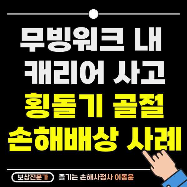  무빙워크 내 캐리어 사고, 횡돌기 골절 후유장해 보상 사례