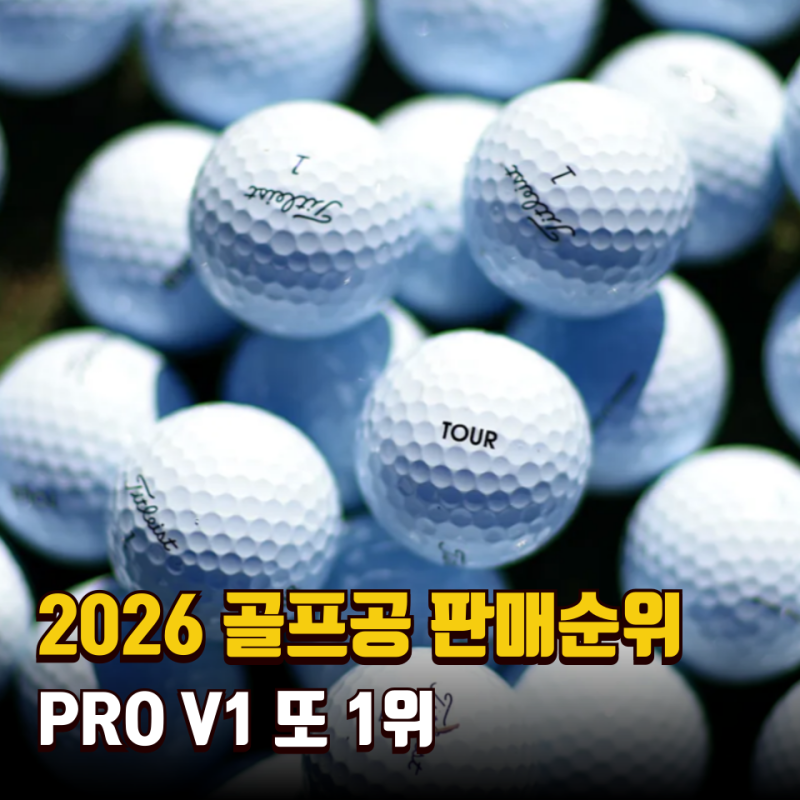 2026년 골프공 순위 타이틀리스트 PRO V1이 또 1위 가격 추천 브랜드
