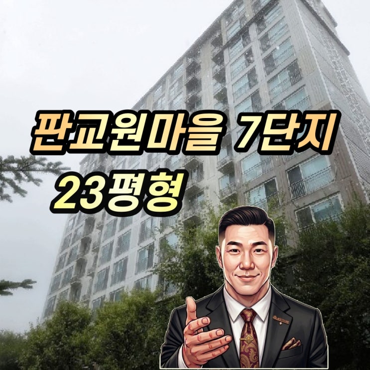  판교원마을 7단지 23평형 경매 공유물분할