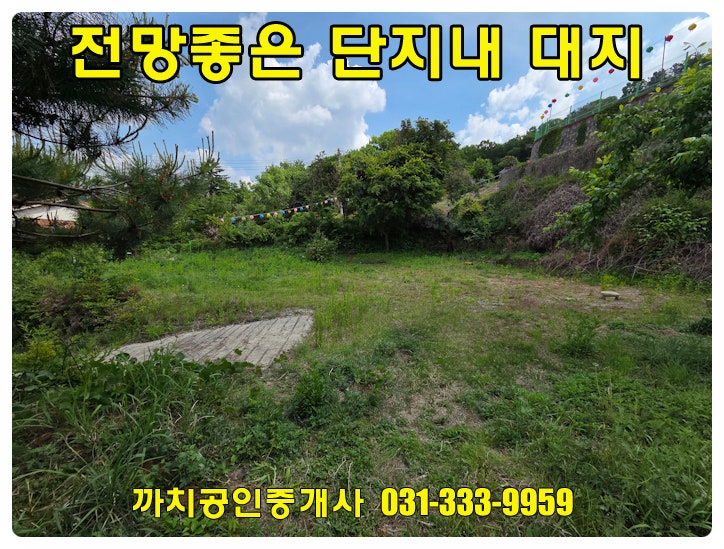  대지 매매 용인시 처인구 모현읍 전원주택 단지내