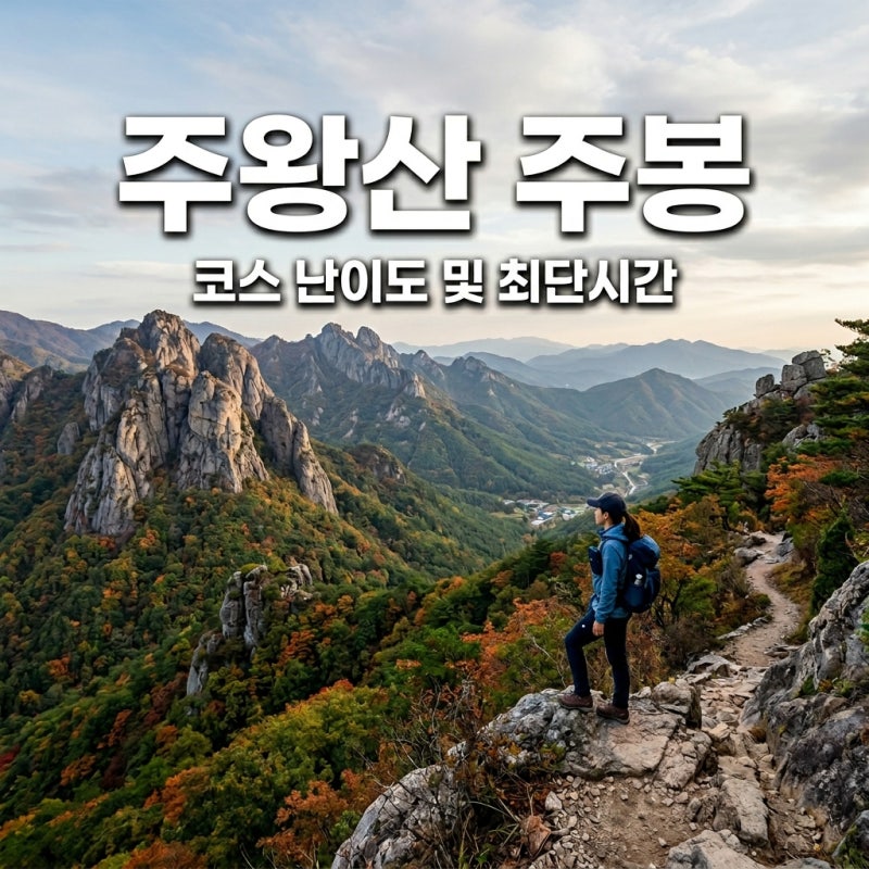 주왕산 주봉 등산코스 난이도와 최단 시간 루트 정상 뷰 포인트 완벽 가이드