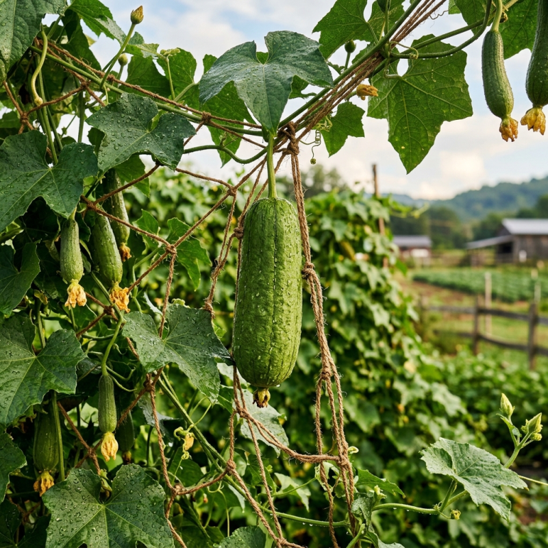 수세미 키우기 모종 심는 시기와 방법 수확 시기
