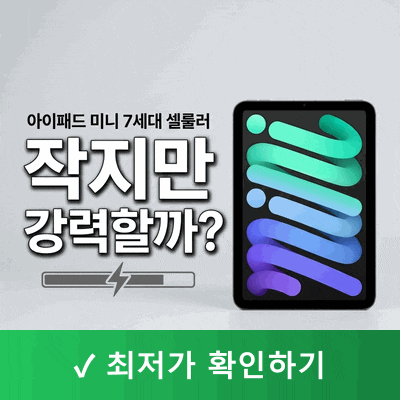 아이패드 미니 7세대 셀룰러 사용기, 과연 작지만 강할까?