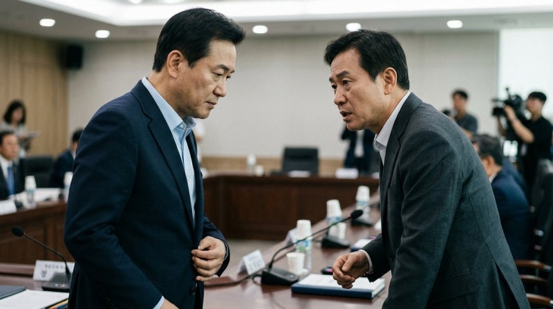 정원오 폭행 사건 공방, 김재섭 주장에 답변 회피한 이유