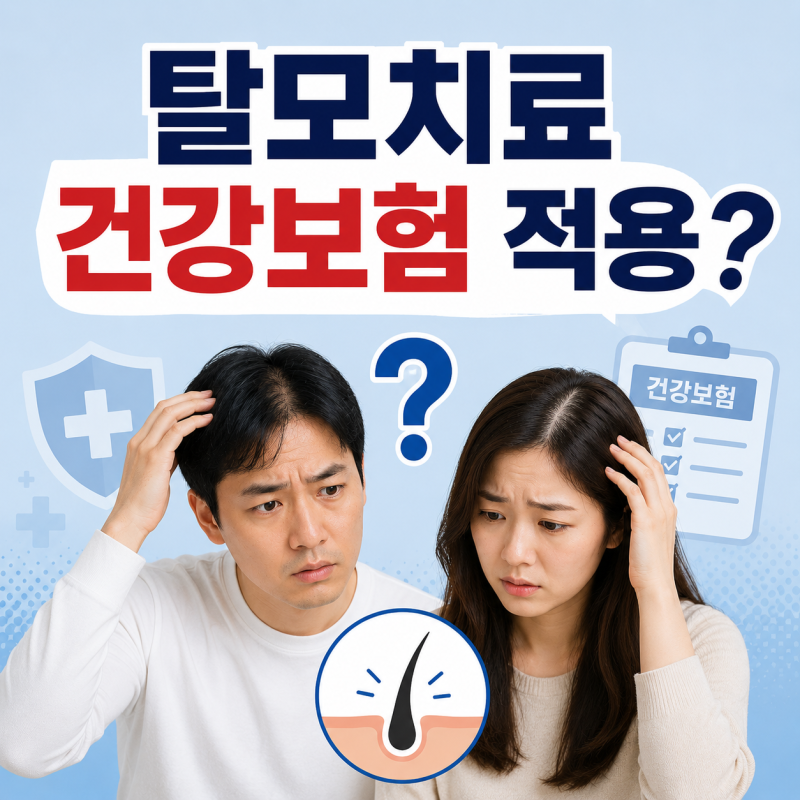 탈모 치료 건강보험 적용 가능할까? 찬반 의견 총정리