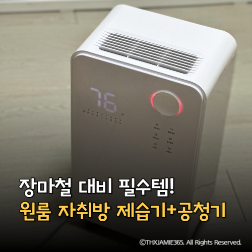 원룸 제습기 공기청정기 겸용 가정용 자취방에 딱인 롯데알미늄 추천