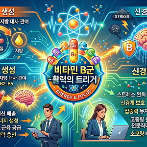 마그네슘 + 비타민B 같이 먹어도 될까? 피로 회복 끝판왕 조합 분석