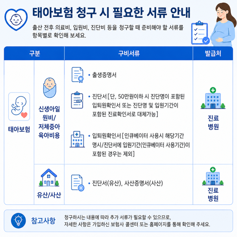 출생증명서 발급 방법과 태아보험 청구 서류 한 번에 정리