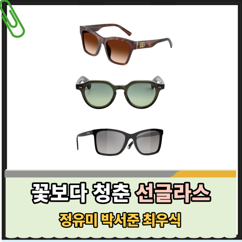 꽃보다 청춘 선글라스 정유미 박서준 최우식