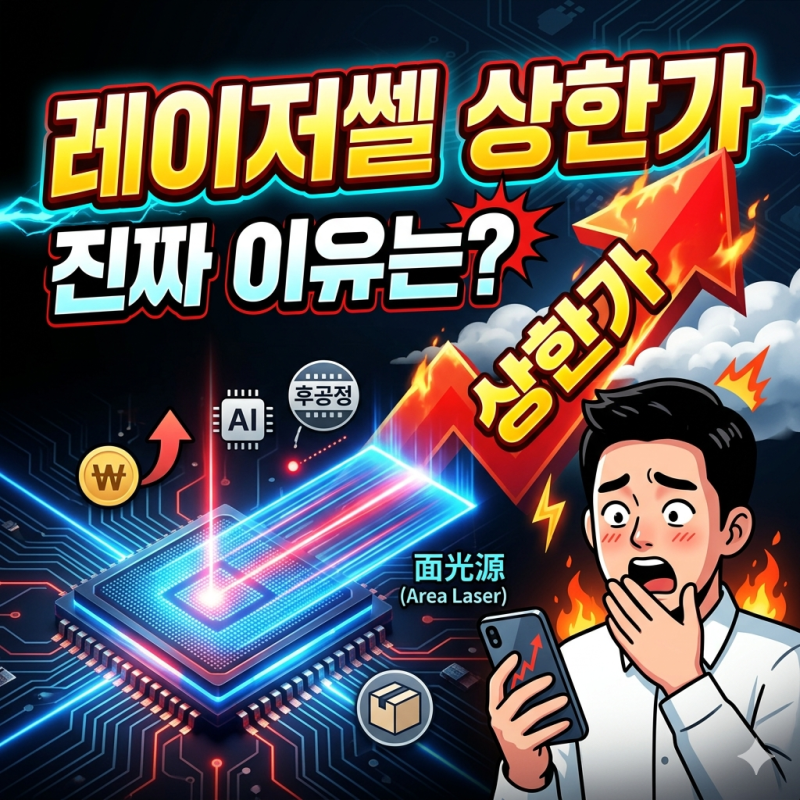 레이저쎌 주가 전망, 반도체 장비 관련주 급등 이유