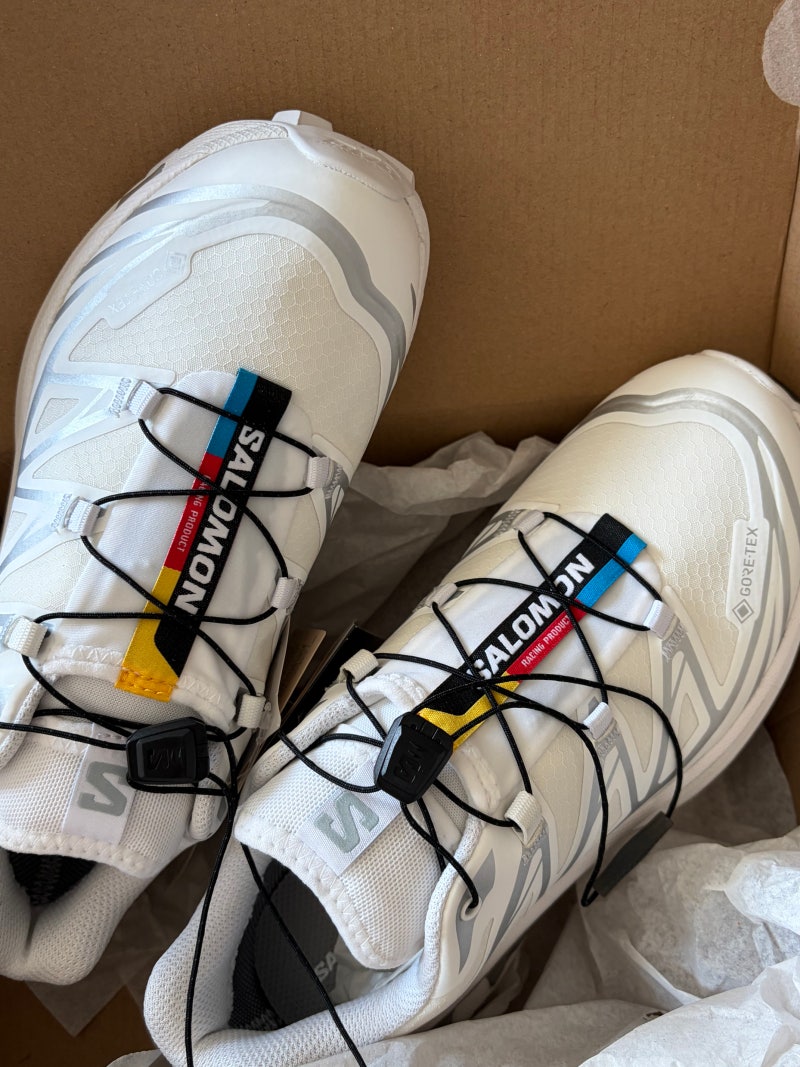 살로몬 XT-6 GTX_L47581100 / 살로몬 XT-6 고어텍스 화이트 | 러닝화 등산화 사이즈 할인 꿀팁