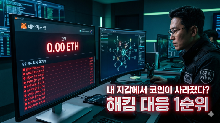  메타마스크 코인 해킹당했다면 시드구문 탈취 및 온체인 추적 회수법