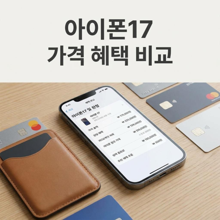  대구 휴대폰 성지 아이폰17 가격 혜택 비교