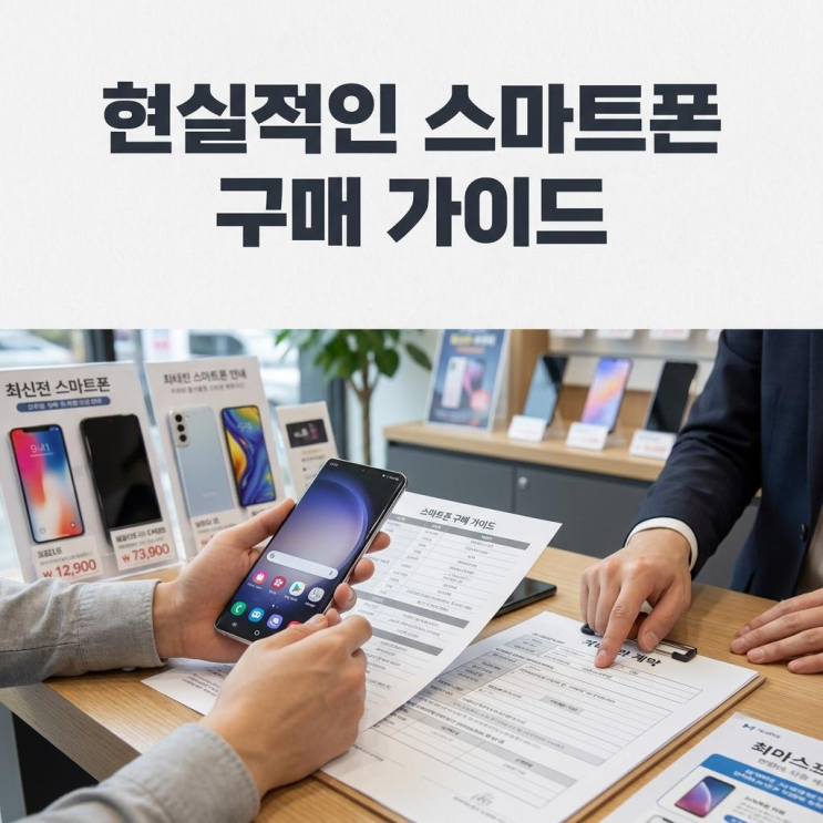  부천 휴대폰 성지 현실적인 핸드폰 구매 방법