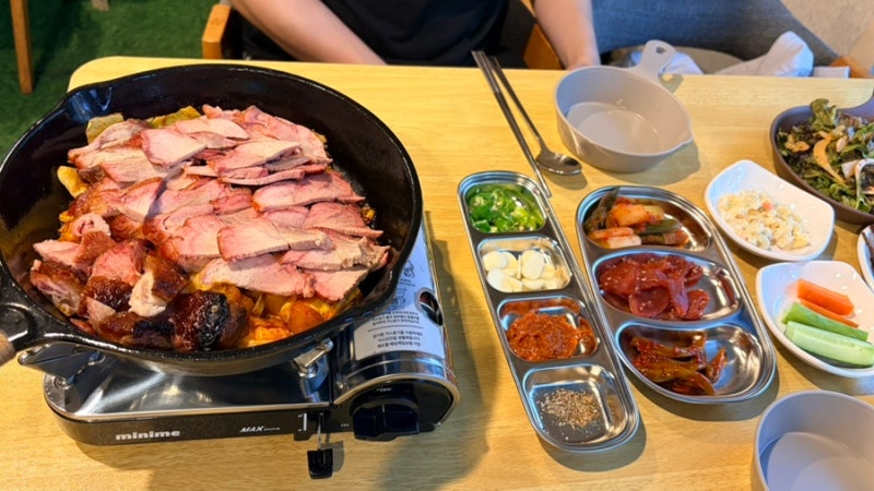 원주바베큐식당 캠핑식당 원주캠핑본부 항아리바베큐 대추천 후기