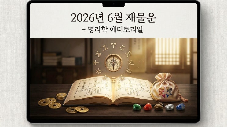  2026년 6월 재물운 좋은 일간 TOP 5 갑목 을목 경금 신금 임수 돈 들어오는 흐름