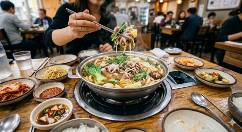 쭈꾸미 요리 쭈꾸미 샤브샤브 만들기 맛있는 육수 레시피