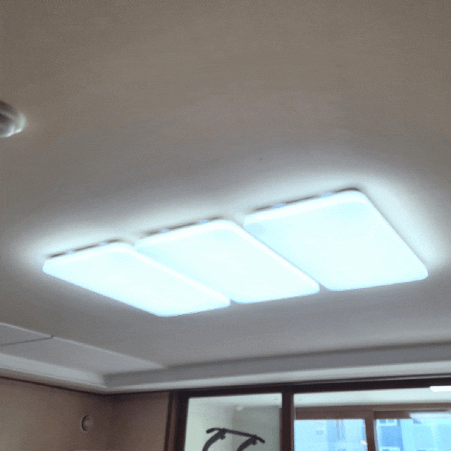 아산 음봉포스코더샵1차 led 거실등 방등 주방전등교체. 아산식탁조명 음봉조명출장