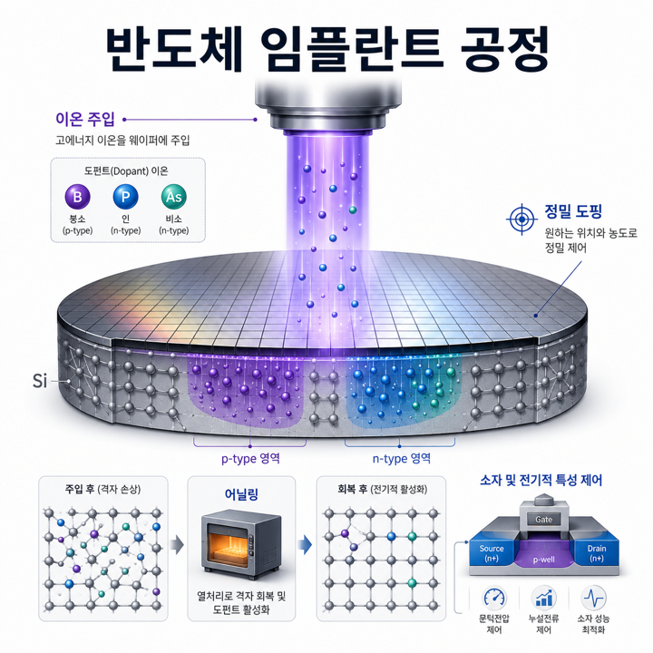  [반도체 기초] 임플란트 공정이란?