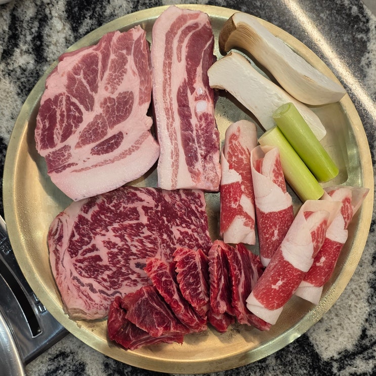 [강서구 고기집 금미담] 증미역 맛집: 한우 흑돼지 모듬 - 강서구 한우 맛집/삼겹살 맛집