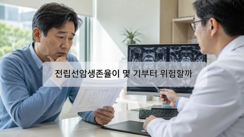 전립선암생존율 몇 기부터 위험할까? PSA 정상인데도 발견되는 이유
