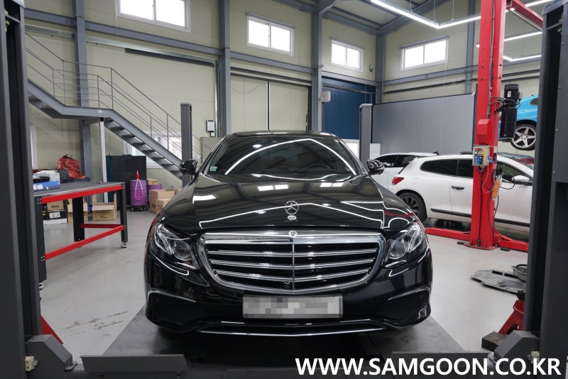 [삼군개러지] 벤츠 w213 e300 점화플러그,점화코일 교체 , 9단미션오일 및 tc오일,디퍼런셜오일 ....