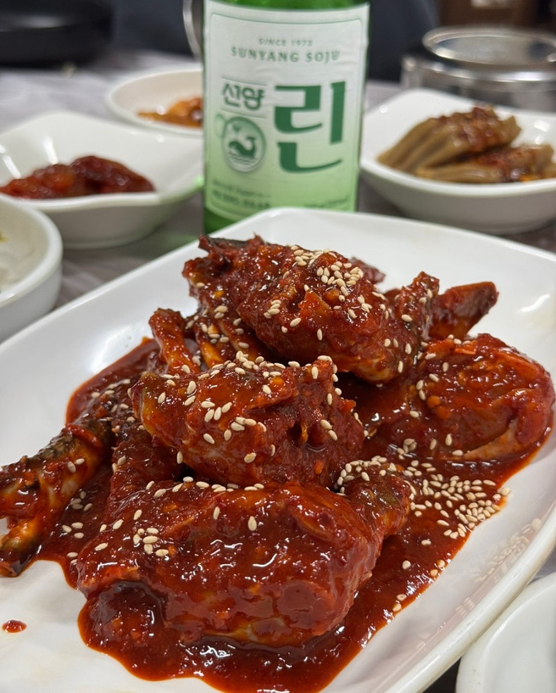 태안 맛집 유명해물나라 / 게국지 게장 세트 17,000원