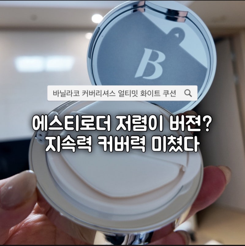 더블웨어 저렴이 버젼? 바닐라코 커버리셔스 얼티밋 화이트 쿠션 17페어 후기｜커버력 지속....