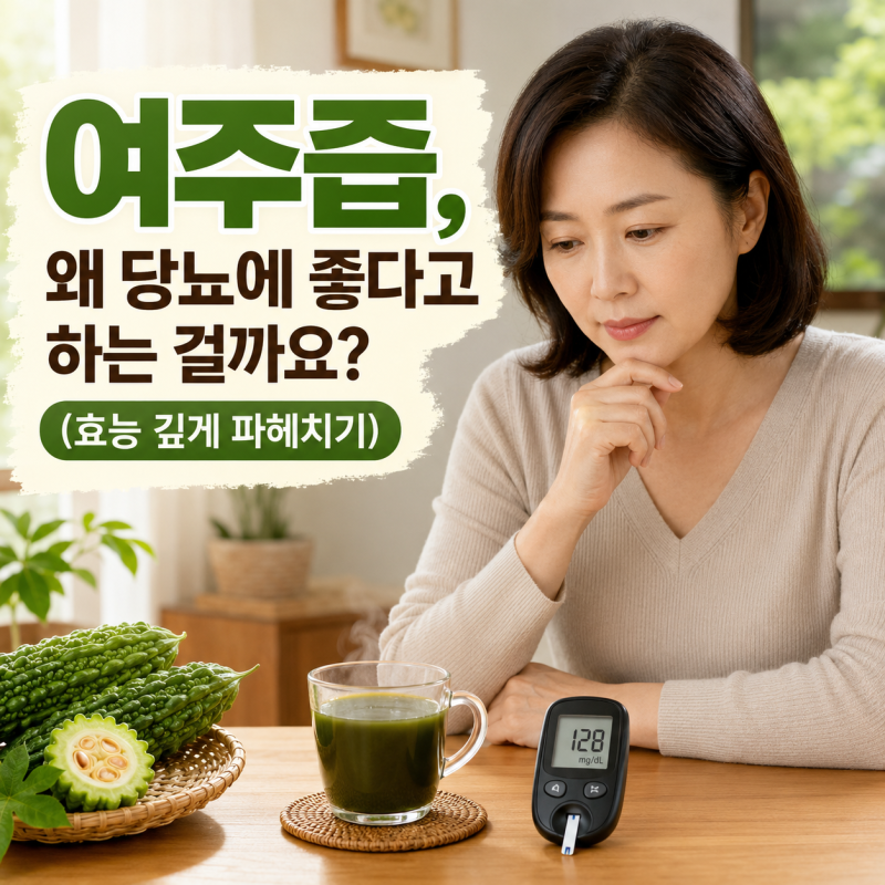 여주즙, 당뇨환자가 진짜 먹어도 될까? 위험천만 저혈당 피하는 3가지 방법!