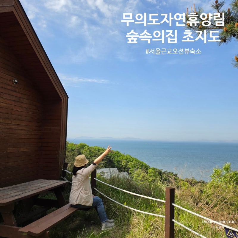 서울 근교 오션뷰 휴양림 국립무의도자연휴양림 숲속의집 초지도 솔직후기