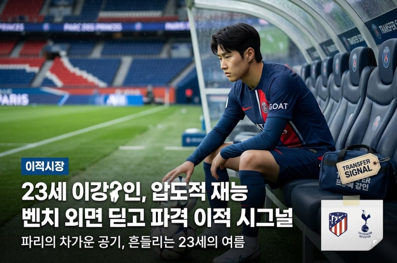 이적시장 23세 이강인, 압도적 재능 벤치 외면 딛고 파격 이적 시그널