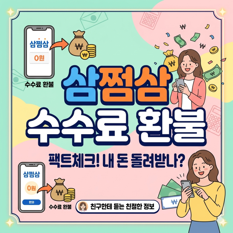 삼쩜삼 수수료 환불, "내 돈 돌려받을 수 있을까?" 팩트 체크!
