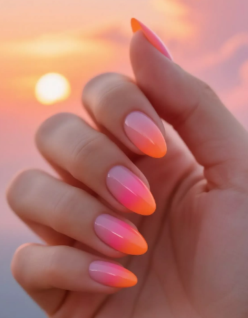  나의 여름은 선셋 오렌지 레드 그라데이션! 6월 여름 네일 모음.zip