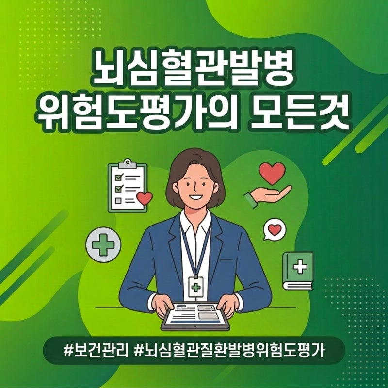 뇌심혈관발병위험도 평가 실무 가이드 ① — KOSHA GUIDE 기반 위험군 분류 완전 정리