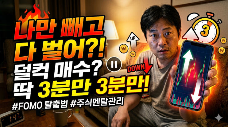  나만 돈 못 버는 것 같아 덜컥 매수버튼 누르기 전, 딱 3분만 읽어보세요