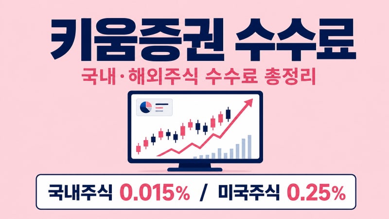2026년 키움증권 수수료