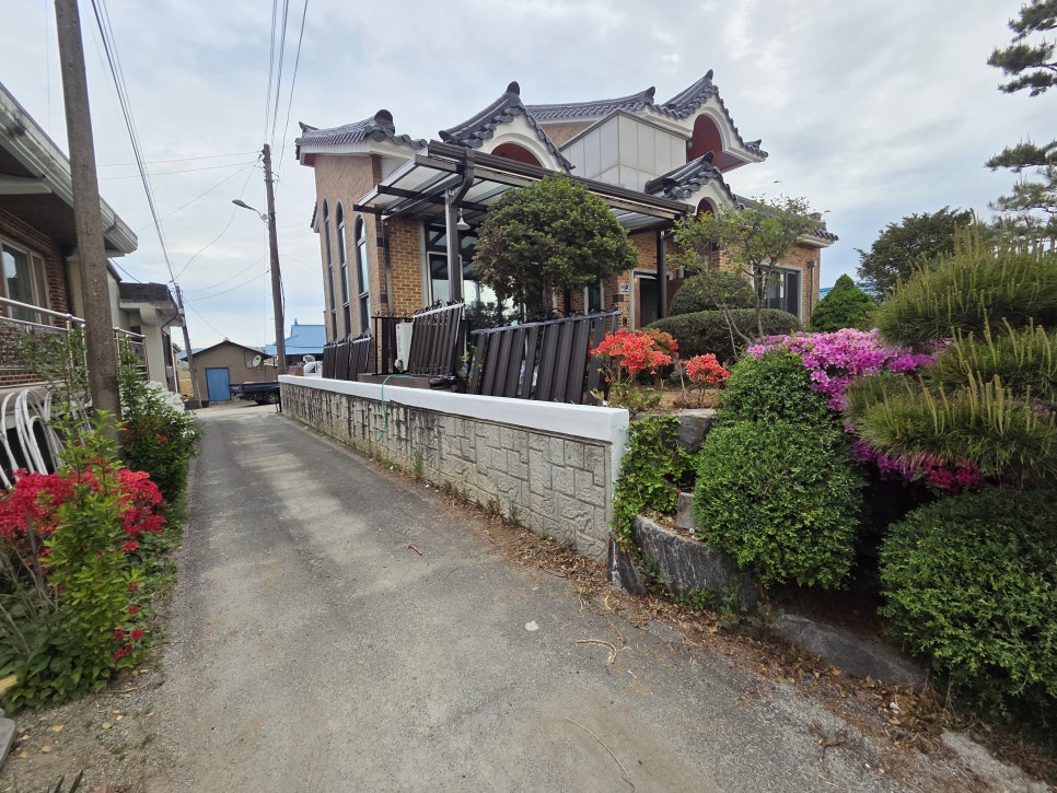 충남 아산휀스 배방 전원주택 리모델링 현장 합성목재 펜스 시공 설치